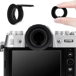 Extended X-T50 XT50 Eyecup Eyepiece, New Round Shape Soft Silicon Camera Eye Cup Viewfinder Cover Deeper Eyeshade Protector Special Designed for Fujifilm Fuji X-T50 XT50 XT-50 Camera