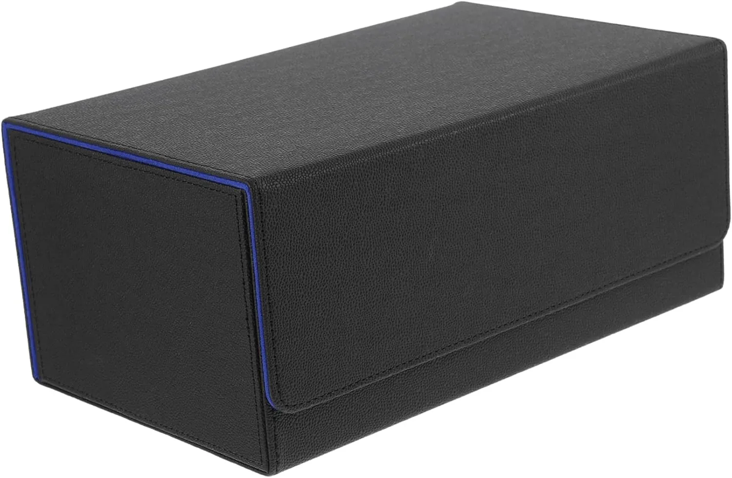 FAVOMOTO Magnetic Closure Pu Leather Game Card Storage Box Multifunctional Trading Cards Container Lid Scratch-resistant Organizer Stylish Design for Game Room Decor