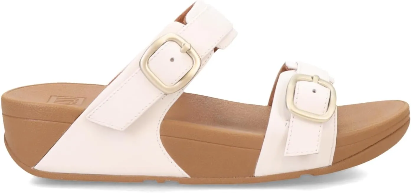 FitFlop Women's LULU Adjustable Leather Slides