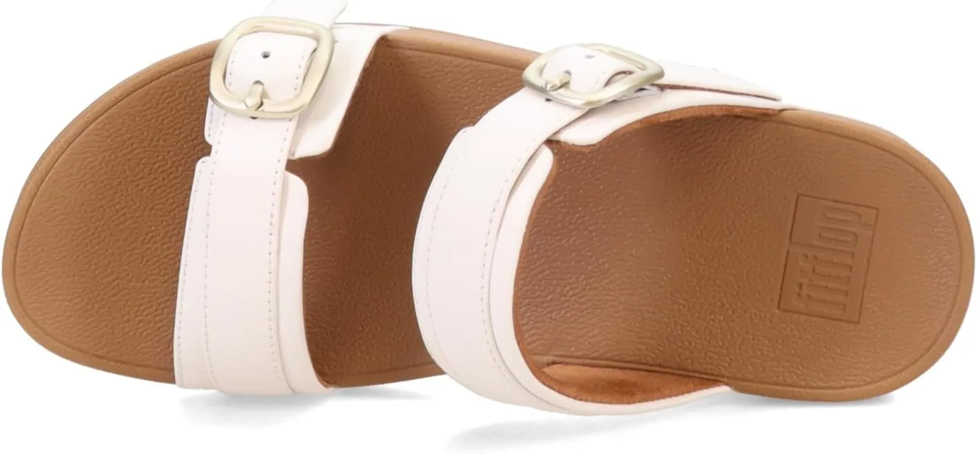 FitFlop Women's LULU Adjustable Leather Slides