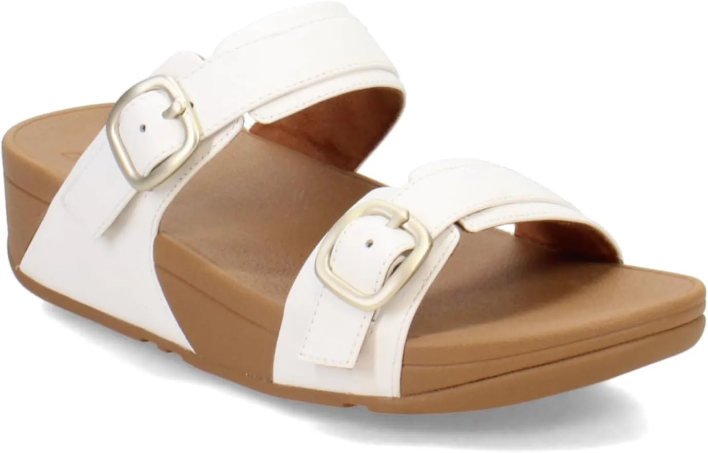FitFlop Women's LULU Adjustable Leather Slides