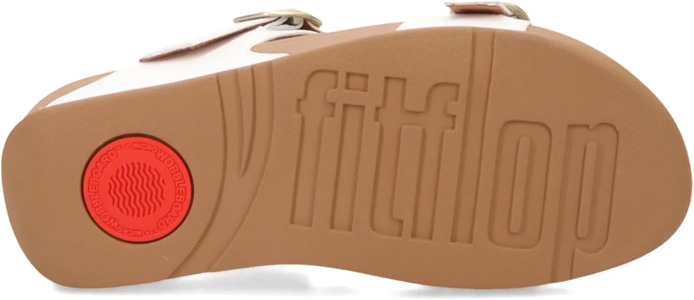 FitFlop Women's LULU Adjustable Leather Slides