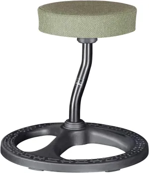 Fitness Seat, ADHD Chair Stool for Stability, Balance, Yoga, Office, School, Wellness, Active Sitting with Non-Slip Base and Washable Seat Cover