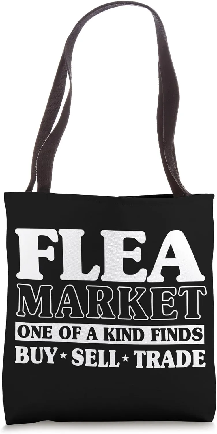 Flea Market Vendor Swap Meet Seller Merchant Buy Sell Trade Tote Bag