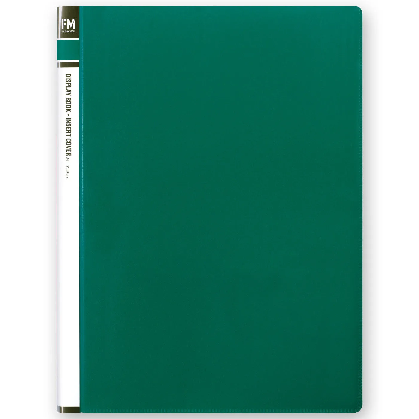 FM Display Book Clear File A4 60 Pocket Green