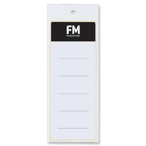 FM Label Lever Arch File 65x174mm Each