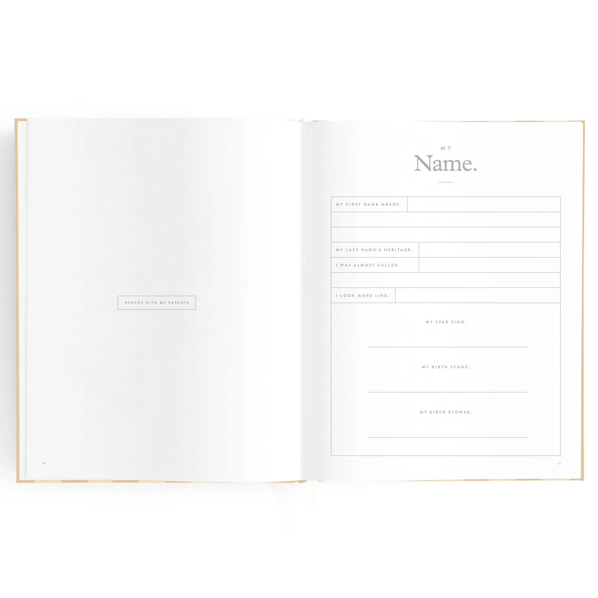 Fox & Fallow Baby Book - Coffee Stripe
