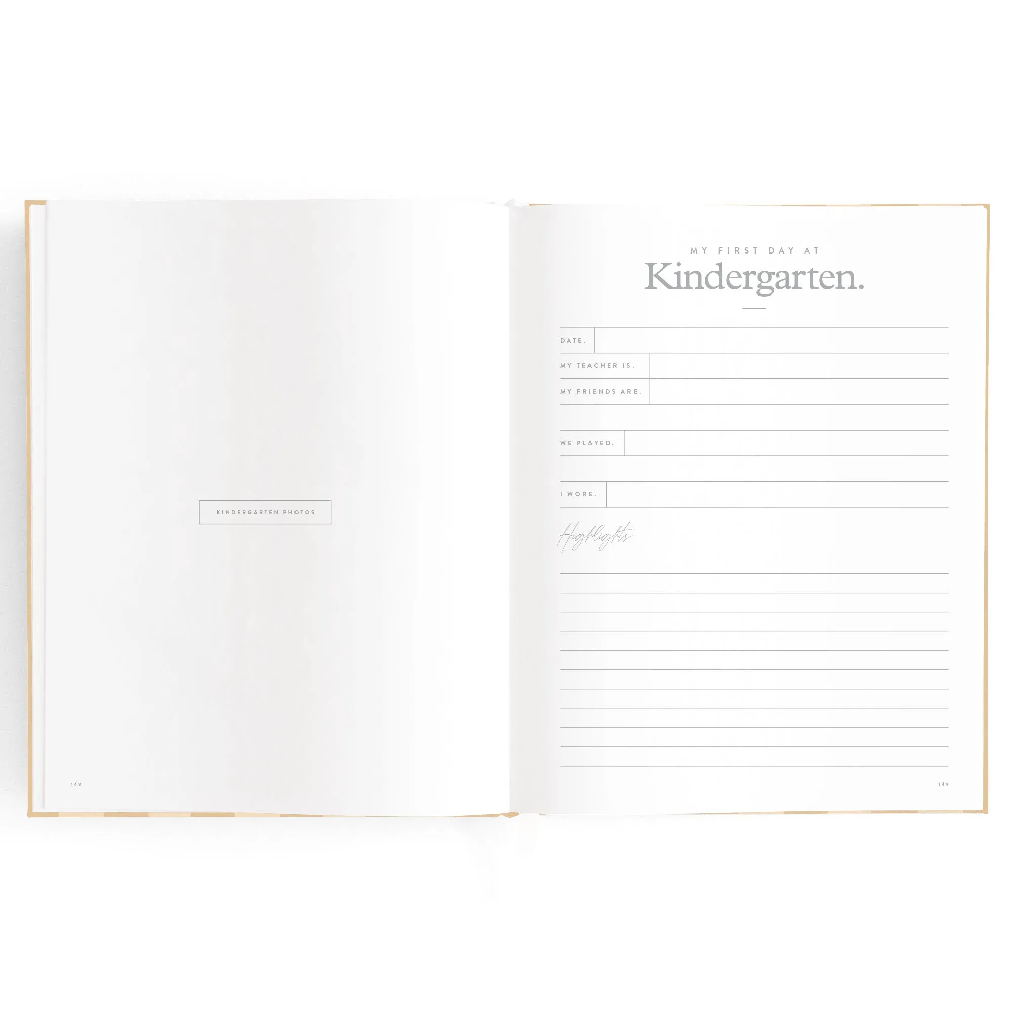Fox & Fallow Baby Book - Coffee Stripe