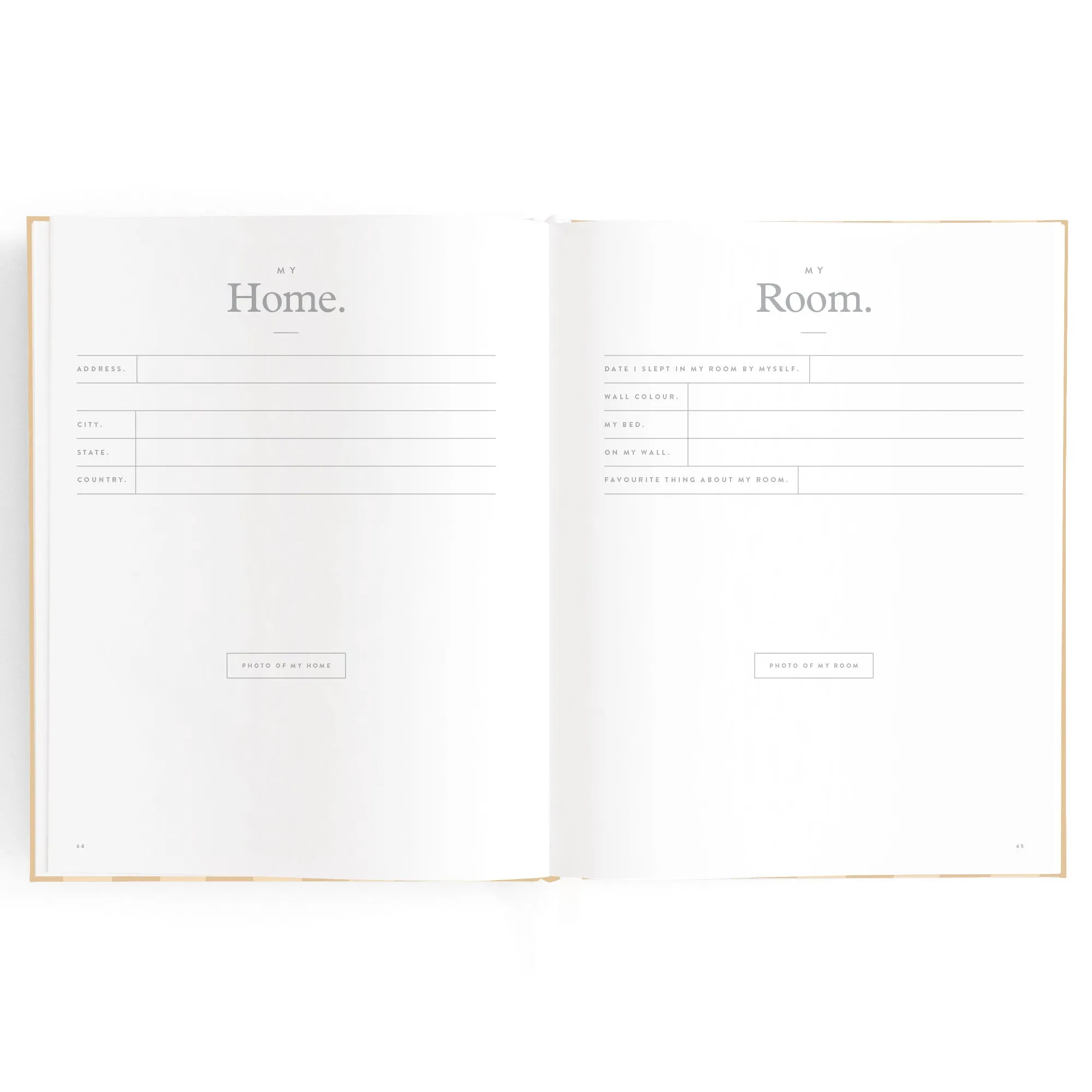 Fox & Fallow Baby Book - Coffee Stripe