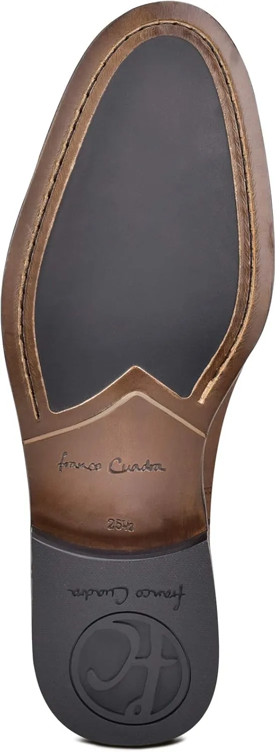 FRANCO CUADRA Men's Boot in Genuine Deer Leather Brown