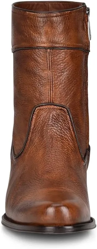 FRANCO CUADRA Men's Boot in Genuine Deer Leather Brown