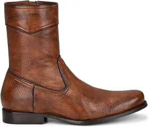 FRANCO CUADRA Men's Boot in Genuine Deer Leather Brown