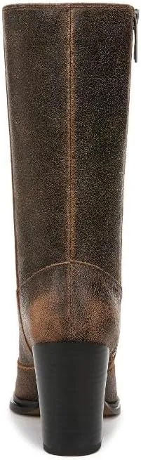 Franco Sarto Womens Jaxon Mid Calf Heeled Boot