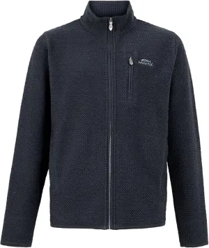 Full Zip Eco Macaroni Fleece for Men, Navy, M, Navy blue, M