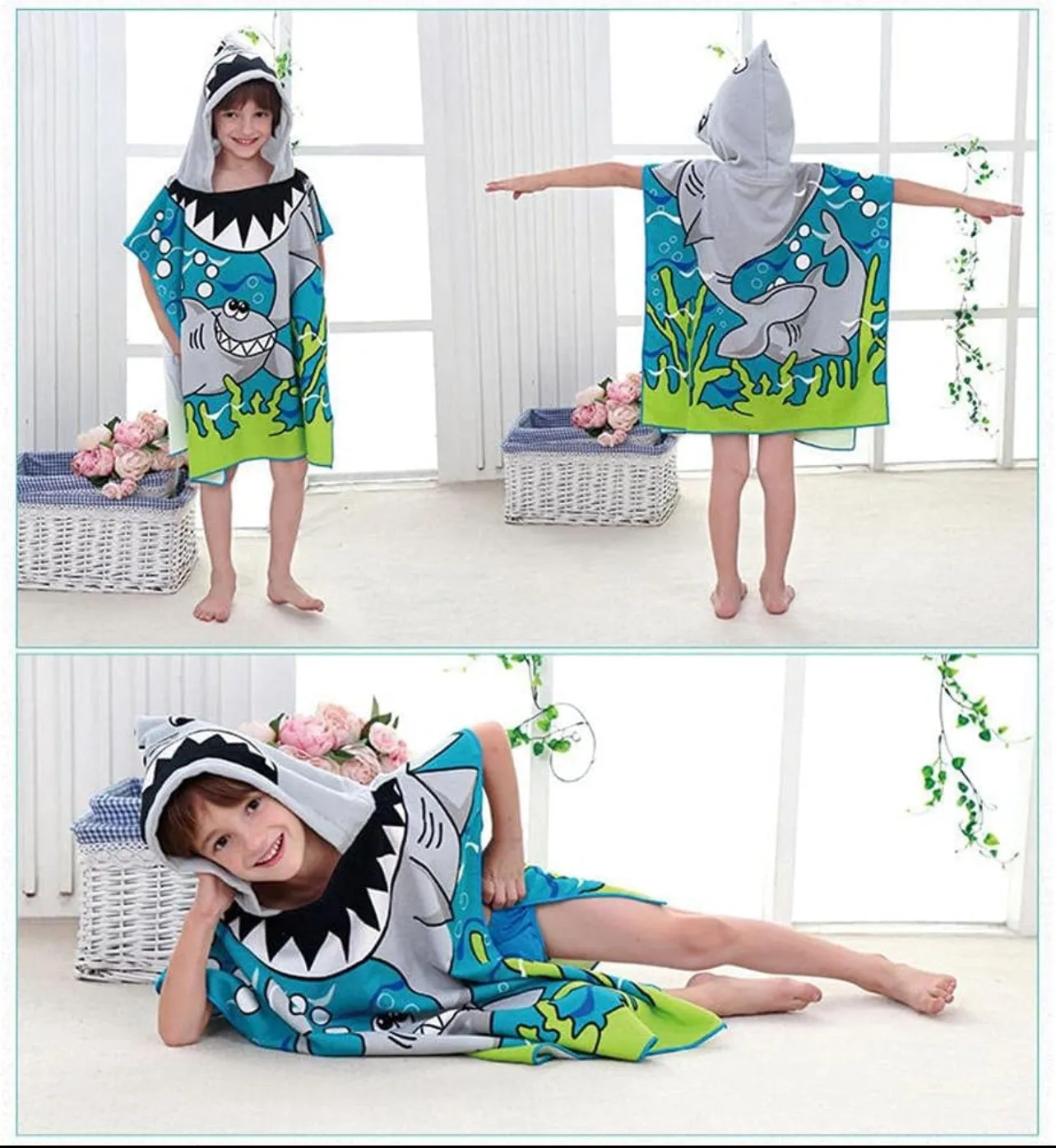 Fun and Playful - Hooded Bath Towel