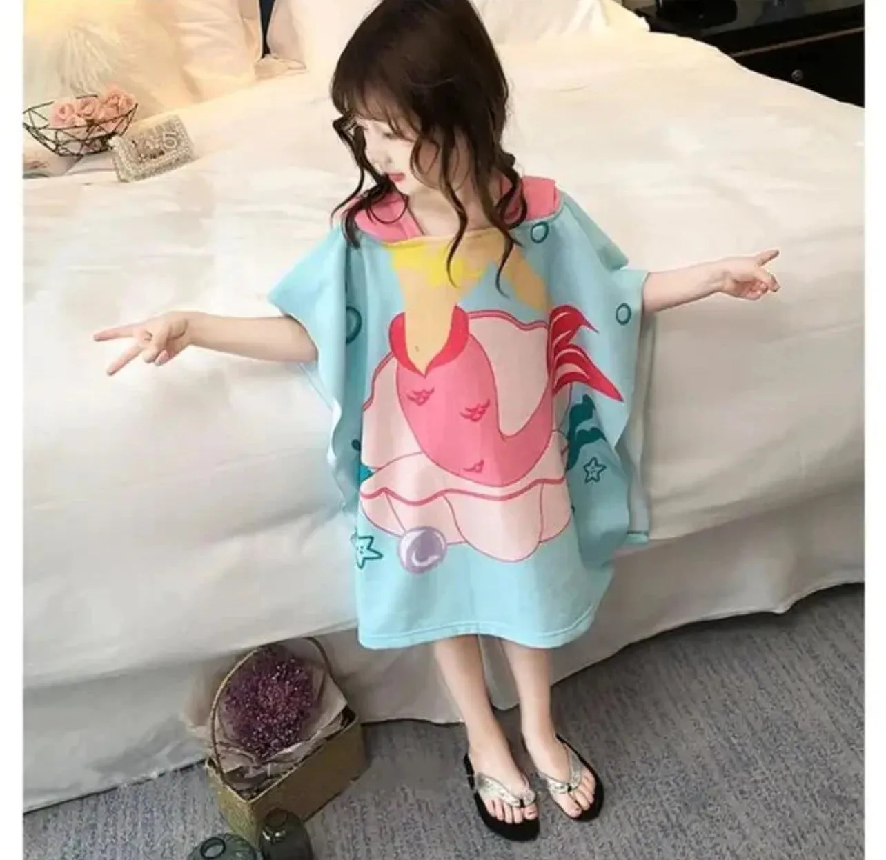 Fun and Playful - Hooded Bath Towel