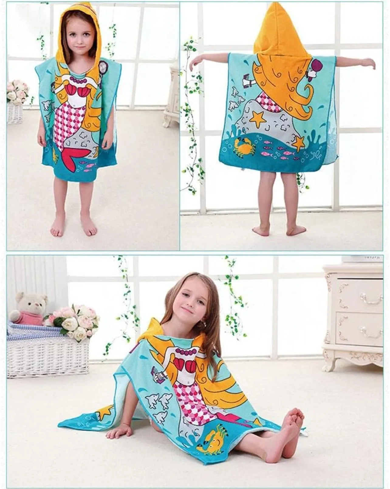 Fun and Playful - Hooded Bath Towel
