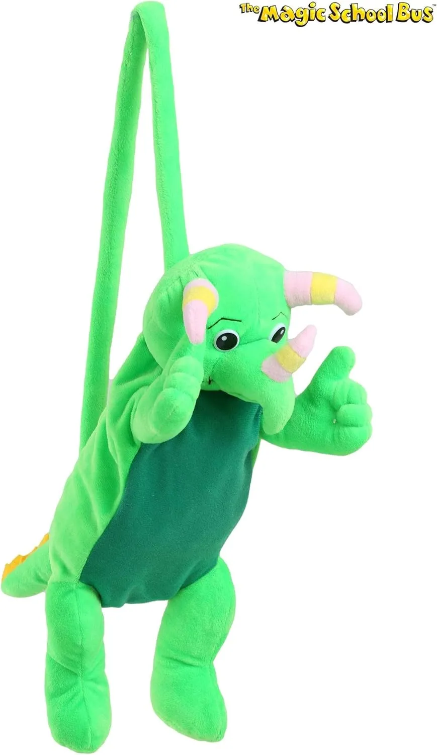 Fun Costumes Magic School Bus Liz Lizard Green Polyester Cartoon Purse