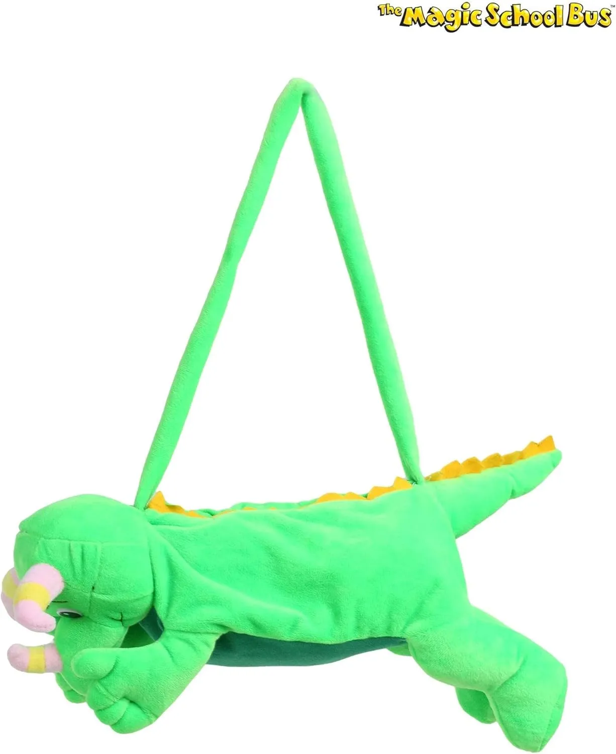 Fun Costumes Magic School Bus Liz Lizard Green Polyester Cartoon Purse