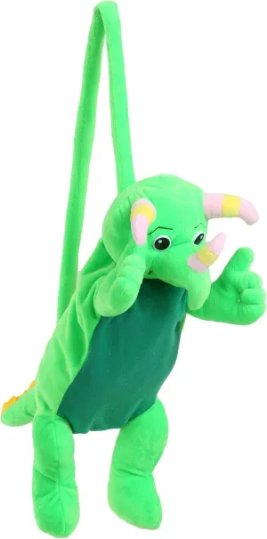 Fun Costumes Magic School Bus Liz Lizard Green Polyester Cartoon Purse