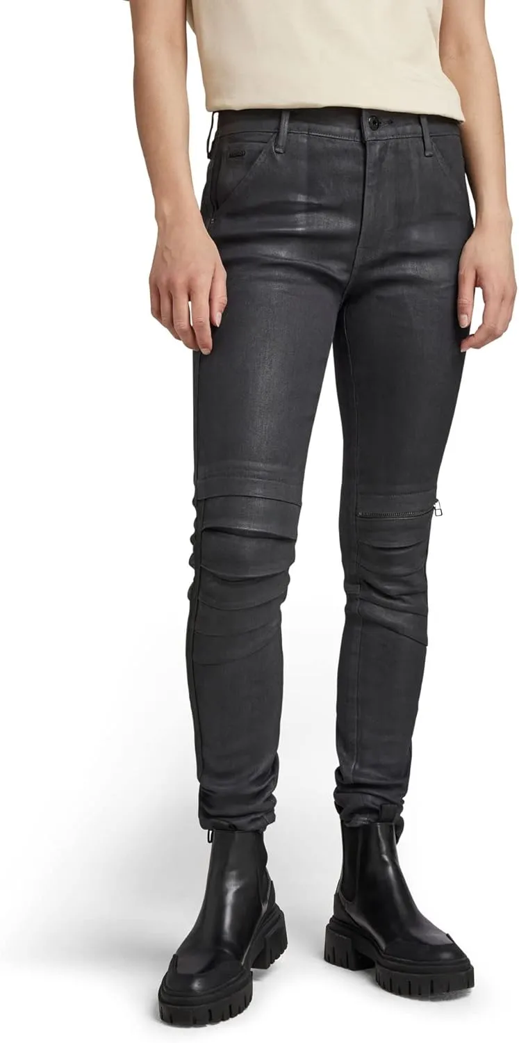 G-STAR RAW Women's 1914 Moto 3D Skinny Fit Jeans