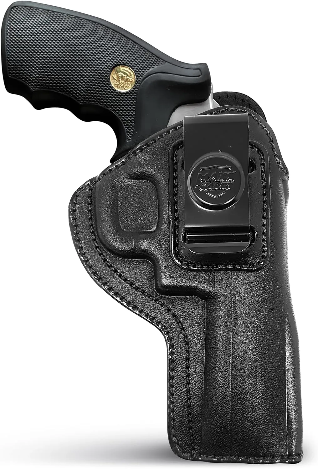 Genuine Leather Iwb Revolver Holster for Colt King Cobra 4" and 5 or 6 Shot Revolvers, 4" Barrel - Leather Concealed Carry Holster - Maxx Carry Holsters