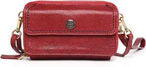 Genuine Leather Northwood Convertible Wallet (Red)