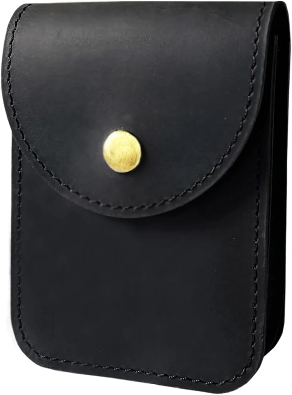 Genuine Leather Playing Card Case, Single Deck Playing Card Box，Leather Pouch Multipurpose with Belt Clip for Carrying Cards Small Tools Storage