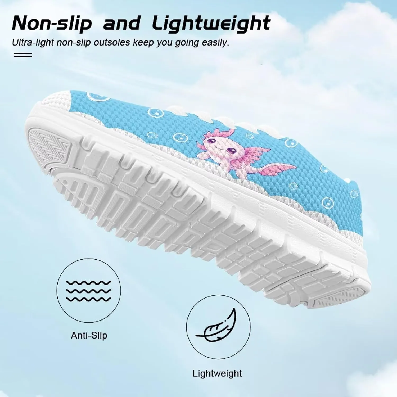 Girls Running Shoes Cute Kids Athletic Shoes Cartoon Animals Sneakers