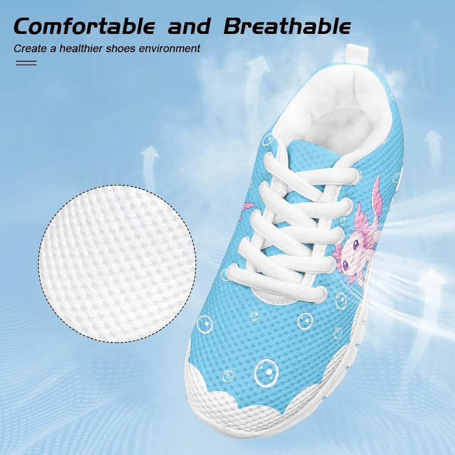 Girls Running Shoes Cute Kids Athletic Shoes Cartoon Animals Sneakers