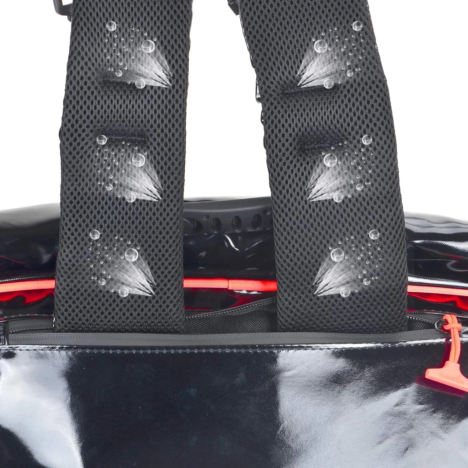 Goldfire Expandable Motorcycle Travel Luggage Sissy Bar Bag, Weather Resistant Tail Duffle Bag Backpack with Sissy Bar Straps