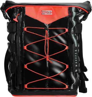 Goldfire Expandable Motorcycle Travel Luggage Sissy Bar Bag, Weather Resistant Tail Duffle Bag Backpack with Sissy Bar Straps