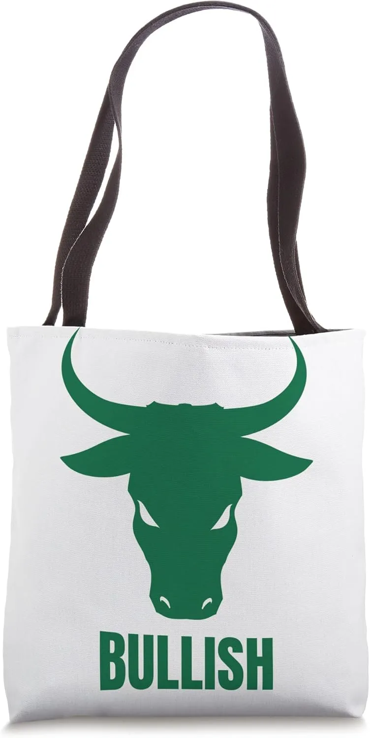 Green Bull Stock Trader Tote Bag
