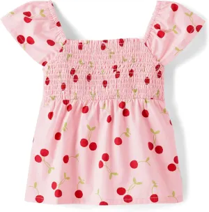 Gymboree Girls' and Toddler Short Sleeve Woven Tops