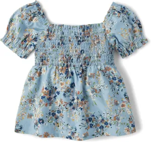 Gymboree Girls' and Toddler Short Sleeve Woven Tops