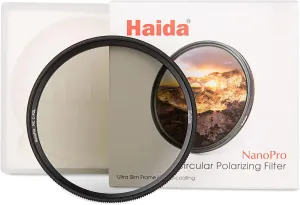 Haida CPL Filter for Camera Lens Circular Polarizing Filter Optical Glass Multi-Coating Nano Coating Optical Glass Waterproof Scratch Resistant NanoPro C-POL Filter (67mm)