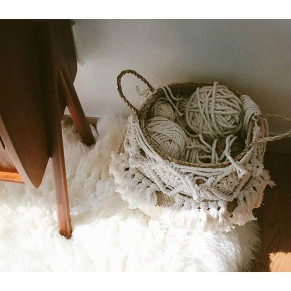 Hand Woven Natural Baskets Norse Decor