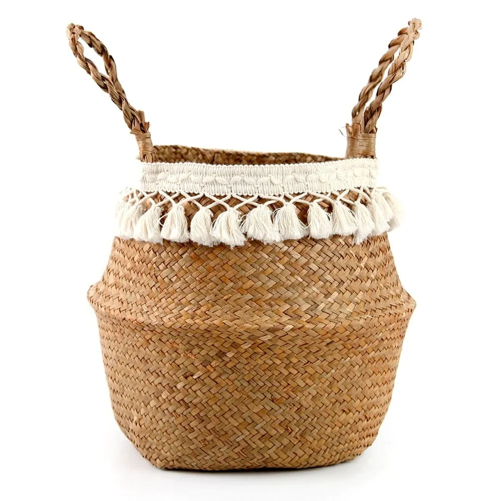 Hand Woven Natural Baskets Norse Decor
