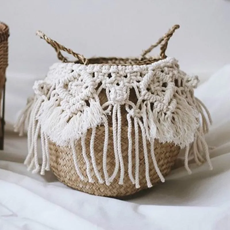 Hand Woven Natural Baskets Norse Decor