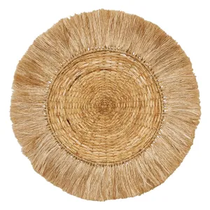 Hand-Woven Wall Decor with Fringe