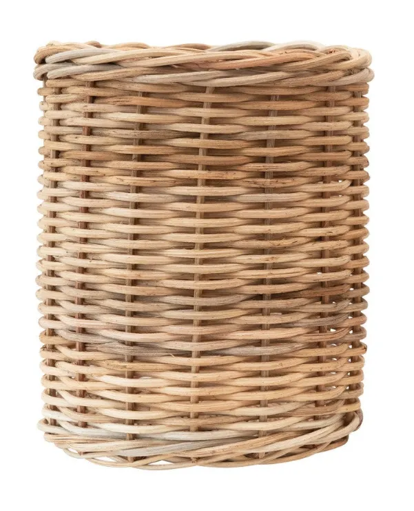 Hand-Woven Wicker Basket