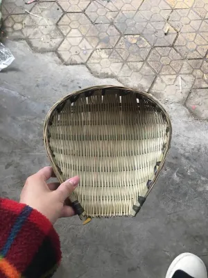 Handmade Bamboo Vegetable Washing Basket