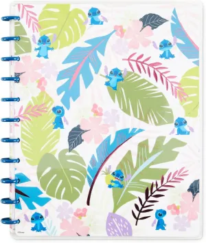 Happy Planner Disney Aloha Stitch Notebook, Lilo and Stitch Undated Journal for School or the Office, Disc-Bound Notebook Journal Exclusively Sold on Amazon, Big Size, 11" x 8.5", 60 Sheets