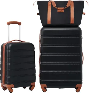 Hardshell Luggage Sets 2pcs,Bag Spinner Suitcase,Tsa Lock and Lightweight Abs Material,20",28"