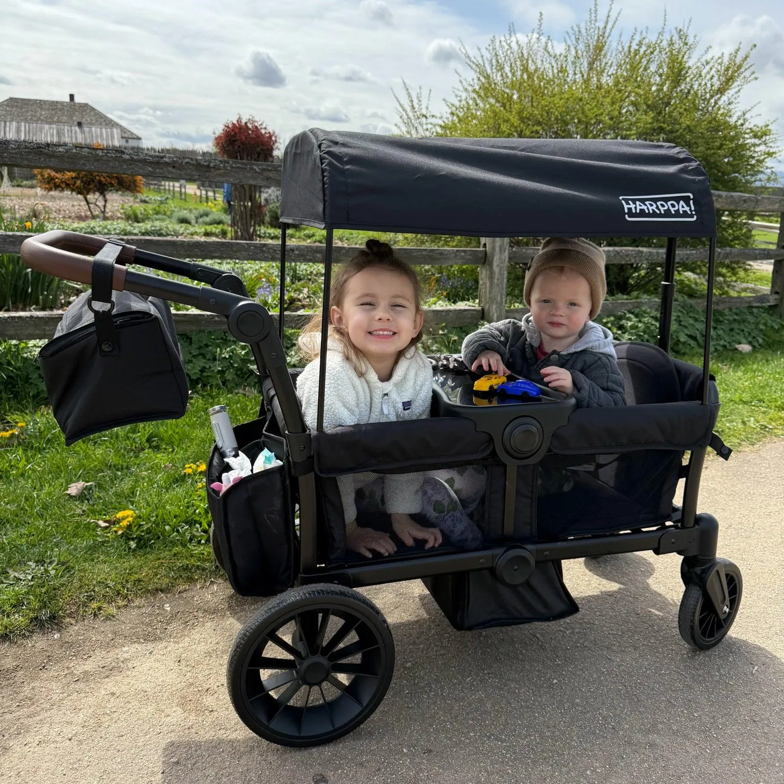 HARPPA | 2-Seat All-Terrain Stroller Wagon for Kids