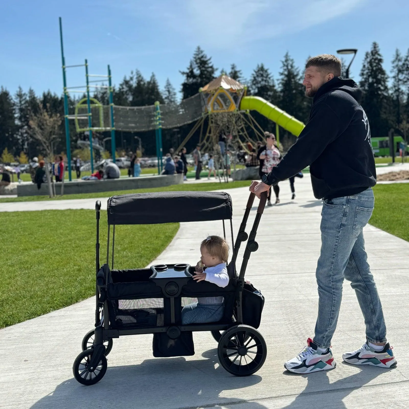 HARPPA | 2-Seat All-Terrain Stroller Wagon for Kids