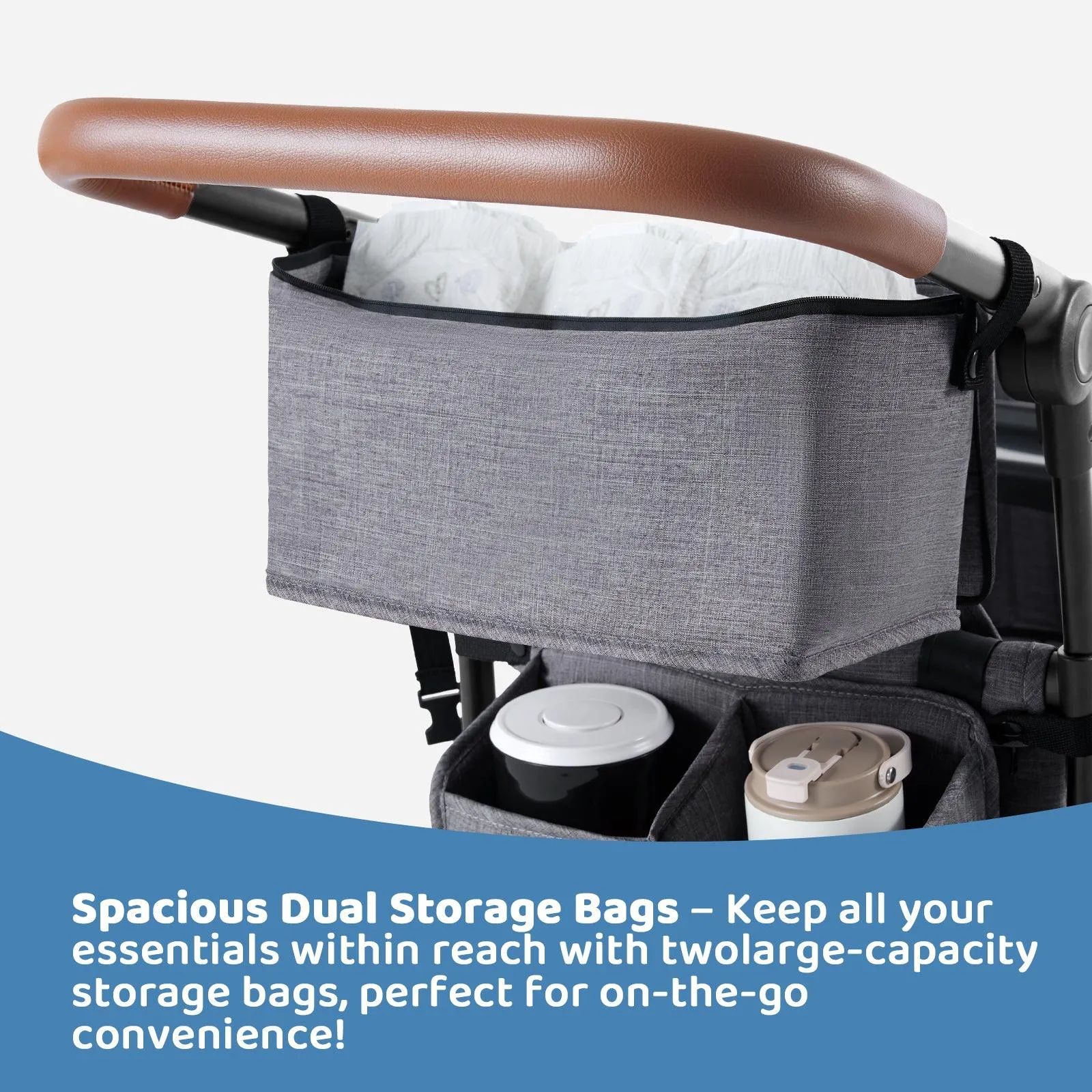 HARPPA | 2-Seat All-Terrain Stroller Wagon for Kids