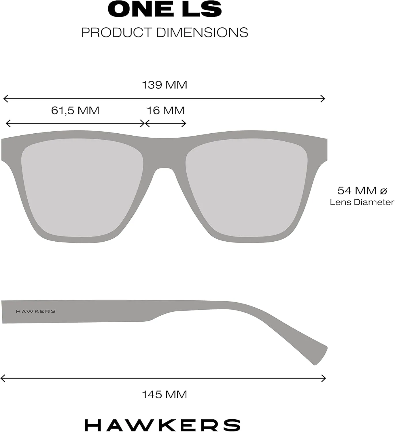 Hawkers One Ls - Sunglasses Womens and Mens - Trendy Sunglasses - 100% UV400 Protection