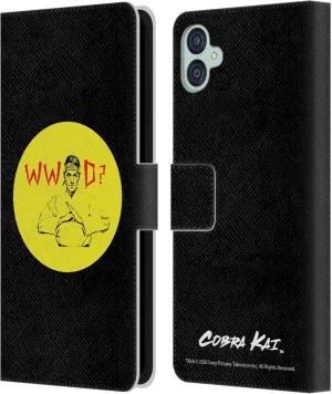 Head Case Designs Officially Licensed Cobra Kai John Lawrence WWD Composed Art Leather Book Wallet Case Cover Compatible with Samsung Galaxy M04 5G / Galaxy A04e