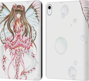 Head Case Designs Officially Licensed Nene Thomas Pink Champagne Anime Fairies Leather Book Wallet Case Cover Compatible with Apple iPad 10.9 (2022)